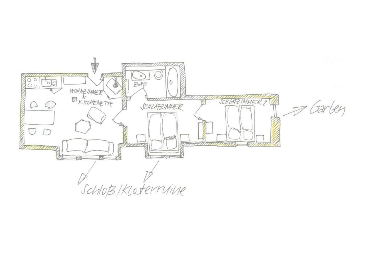 Apartamento Gutshaus Altbauhof Dargun Exterior foto